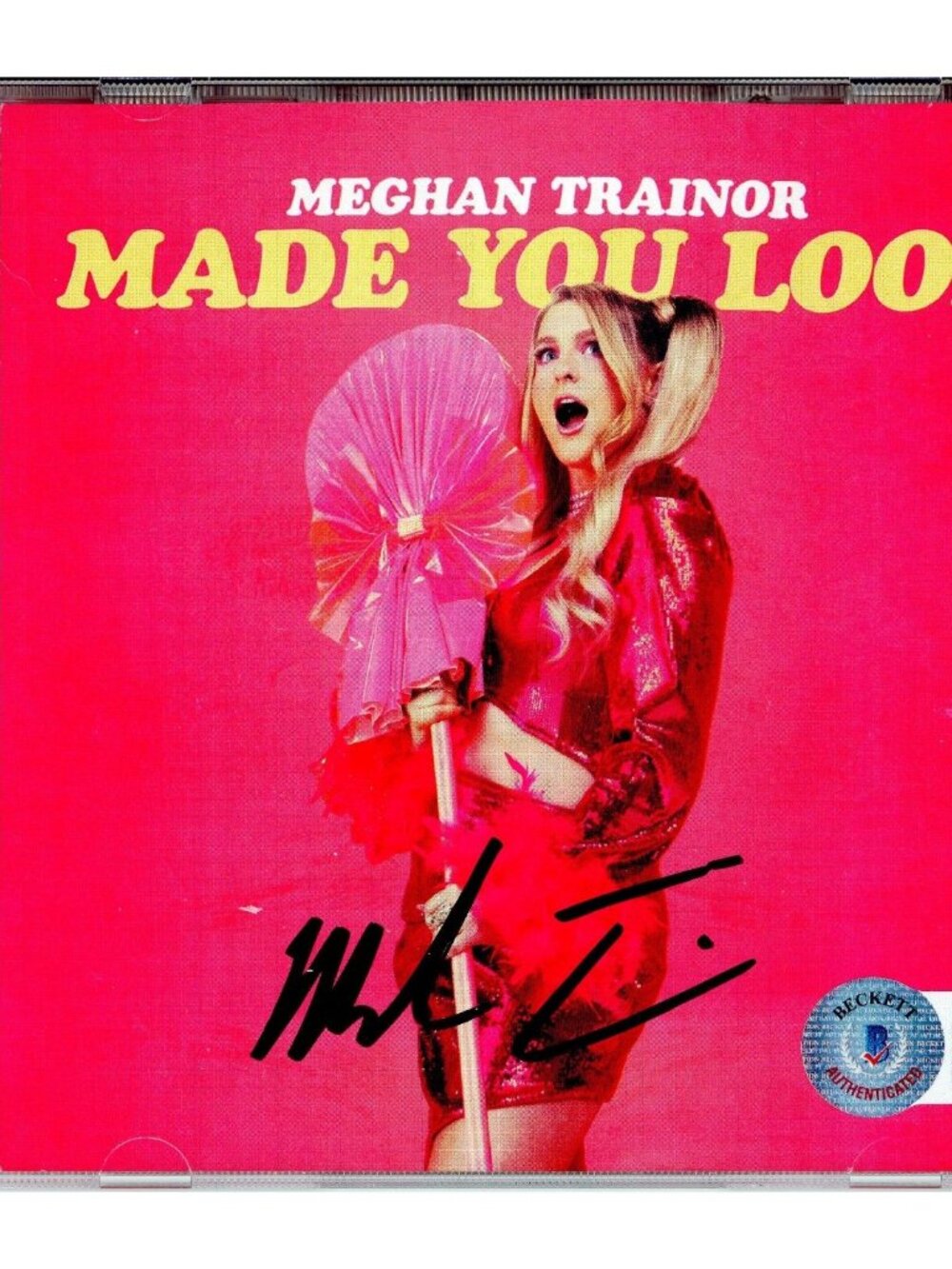 Meghan Trainor Signed CD Made You Look Beckett BAS COA Pop